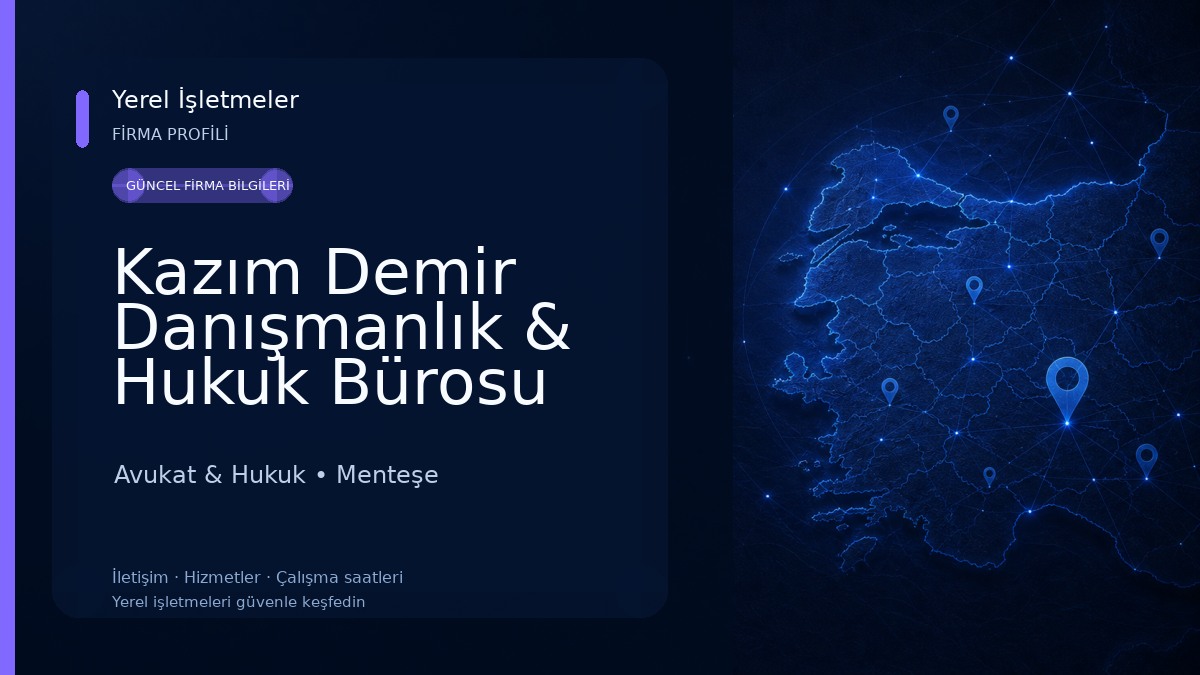 Kazım Demir Danışmanlık & Hukuk Bürosu Avukat & Hukuk