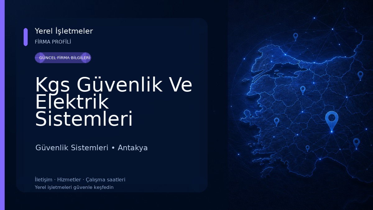 Kgs Güvenlik Ve Elektrik Sistemleri 