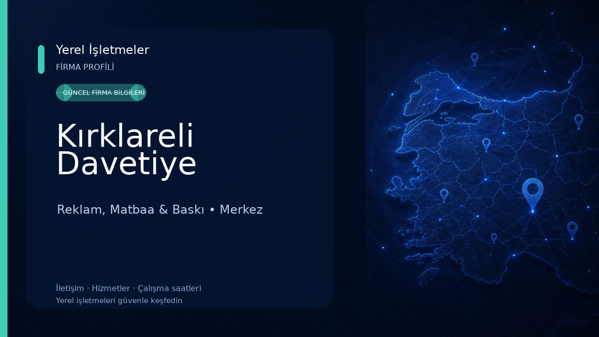 Kırklareli Davetiye 