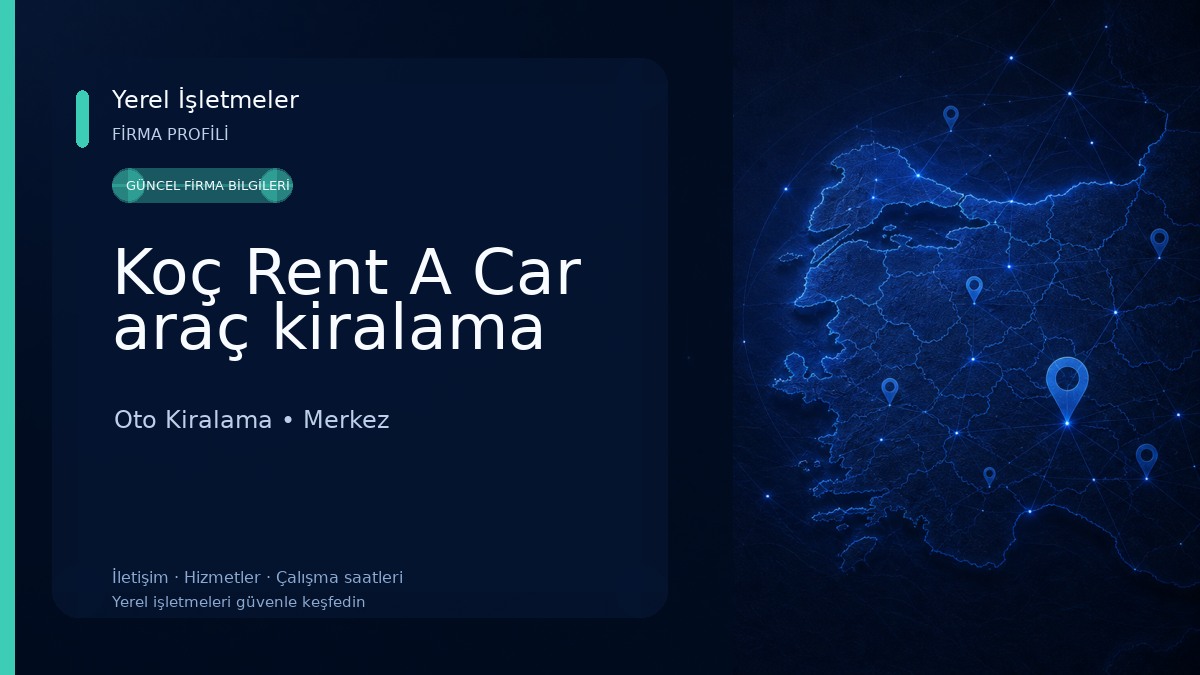 Koç Rent A Car araç kiralama