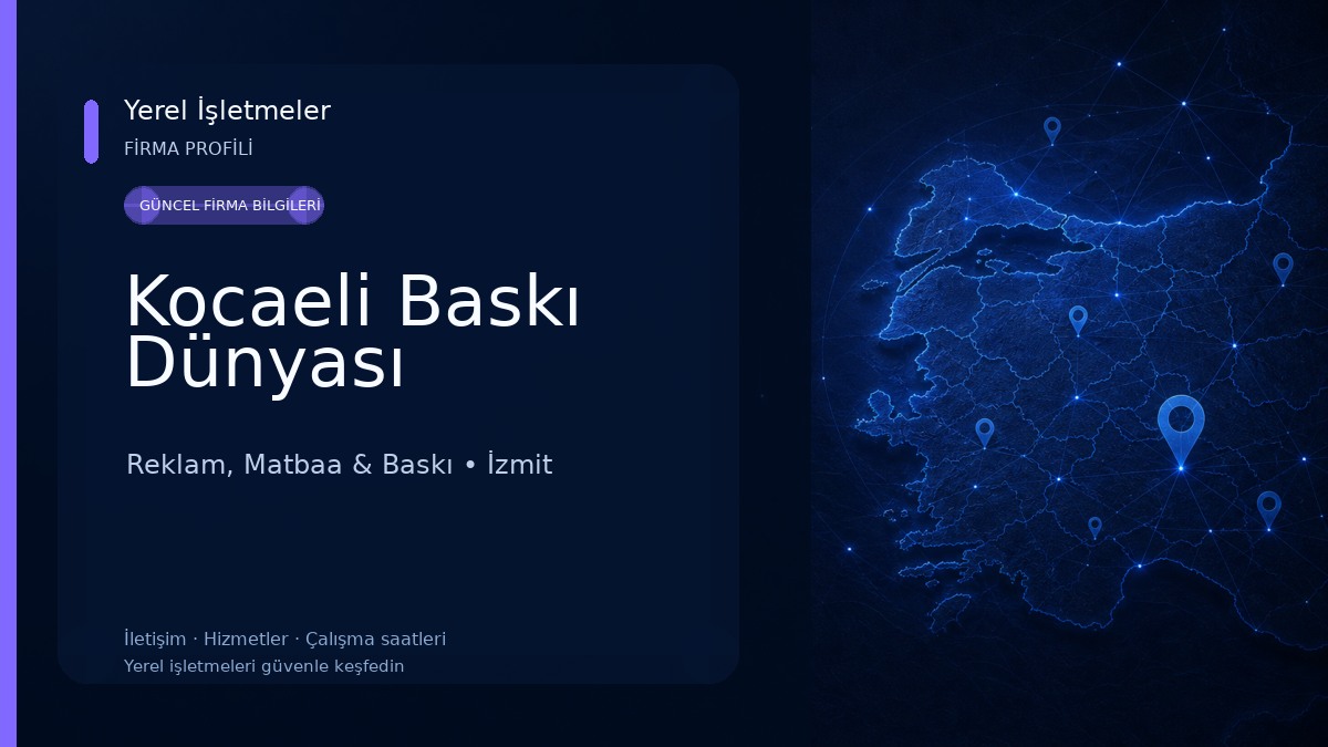 Kocaeli Baskı Dünyası 