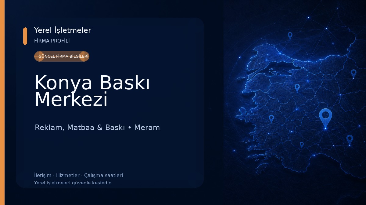 Konya Baskı Merkezi 