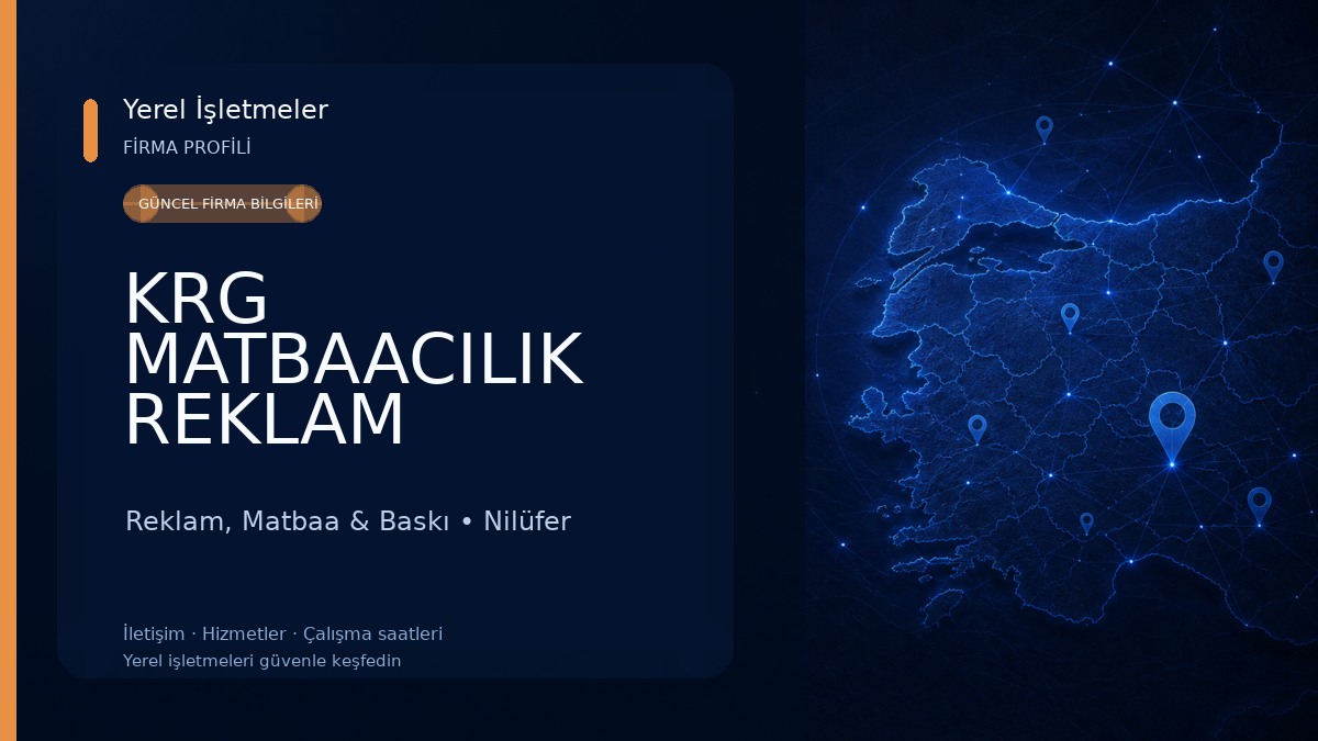 KRG MATBAACILIK REKLAM Reklam, Matbaa & Baskı