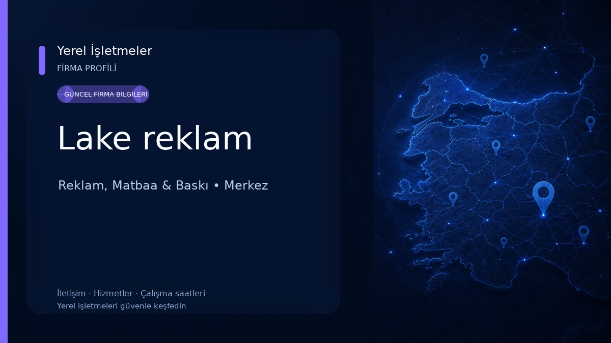 Lake reklam 