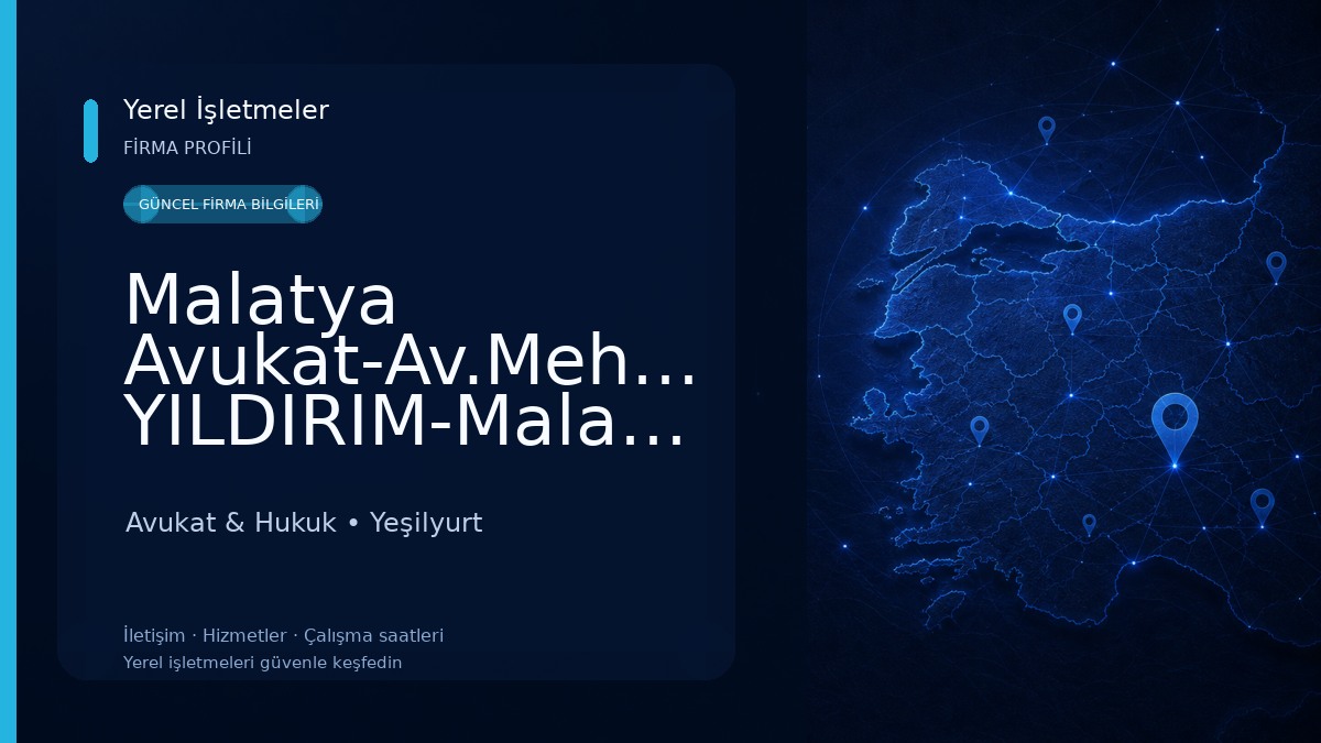Malatya Avukat-Av.Mehmet YILDIRIM-Malatya Hukuk Bürosu-Malatya Ceza Avukatı-Malatya Boşanma Avukatı-Malatya Refugee Lawyer Avukat & Hukuk