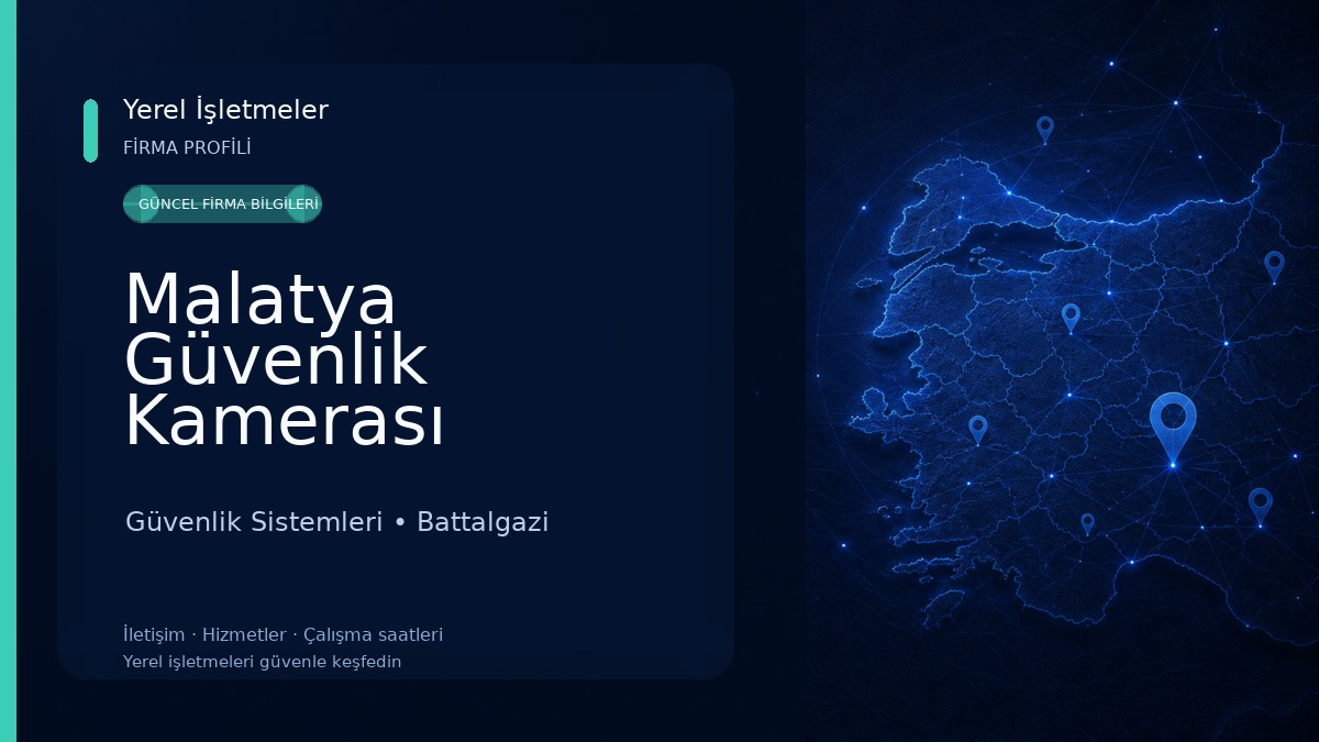 Malatya Güvenlik Kamerası 