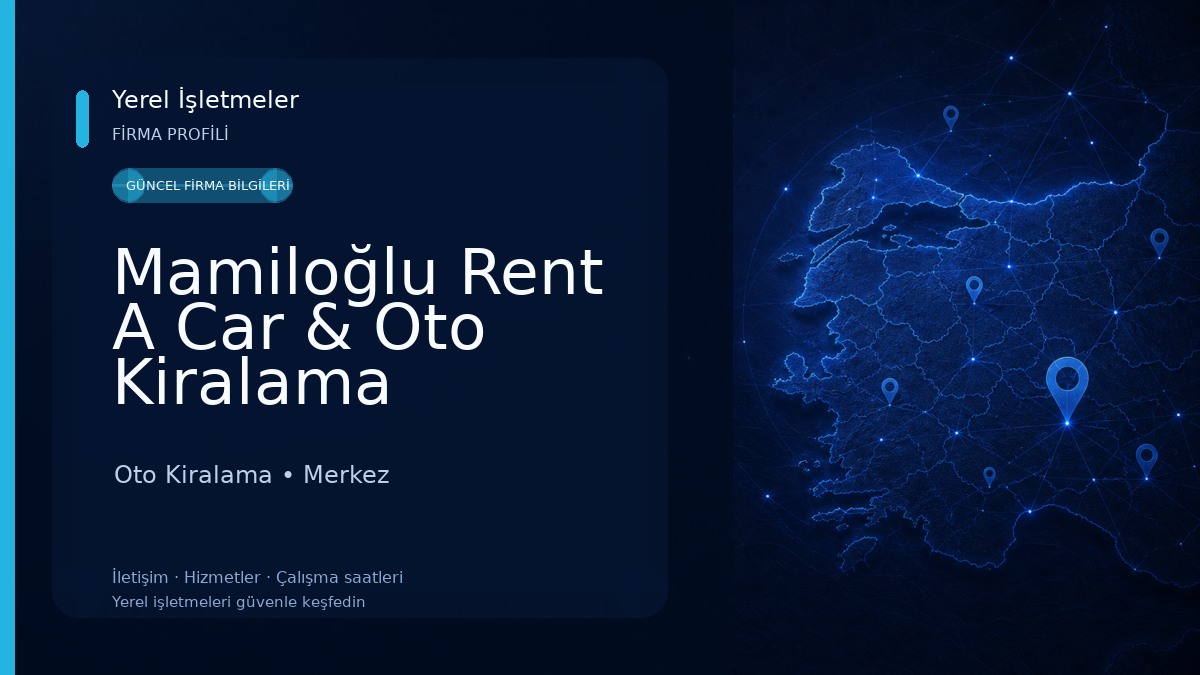 Mamiloğlu Rent A Car & Oto Kiralama Oto Kiralama