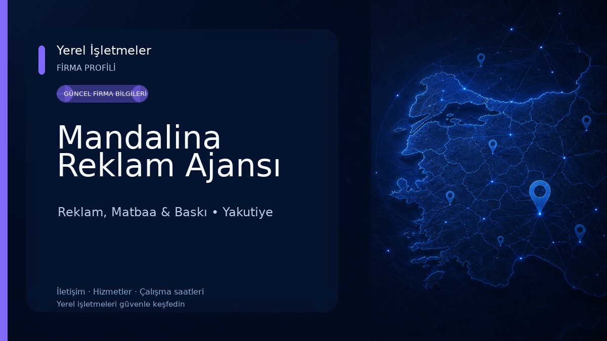 Mandalina Reklam Ajansı Reklam, Matbaa & Baskı