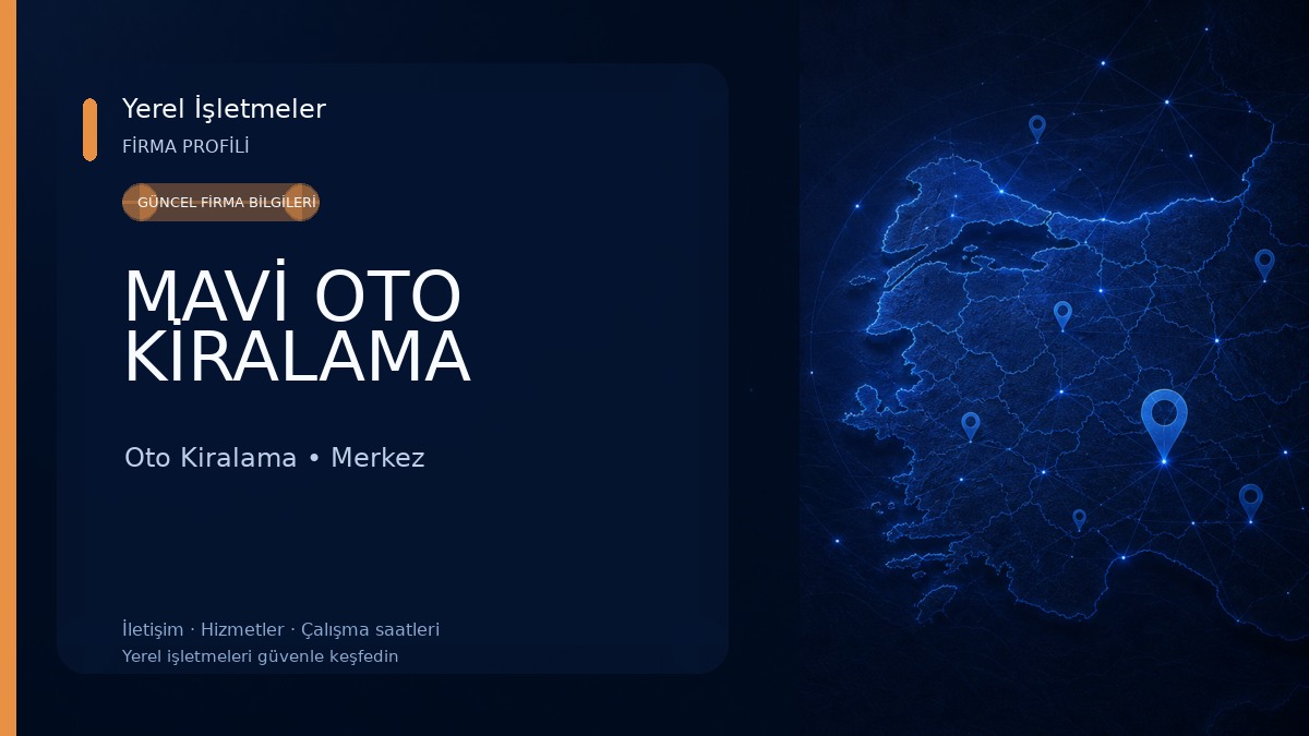 MAVİ OTO KİRALAMA 