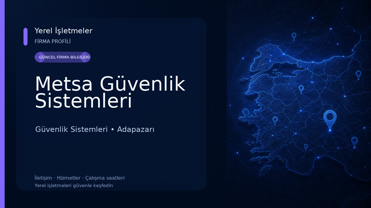 Metsa Güvenlik Sistemleri Güvenlik Sistemleri
