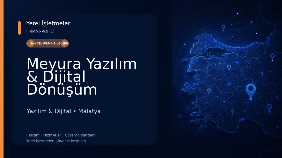 Meyura Yazılım & Dijital Dönüşüm 