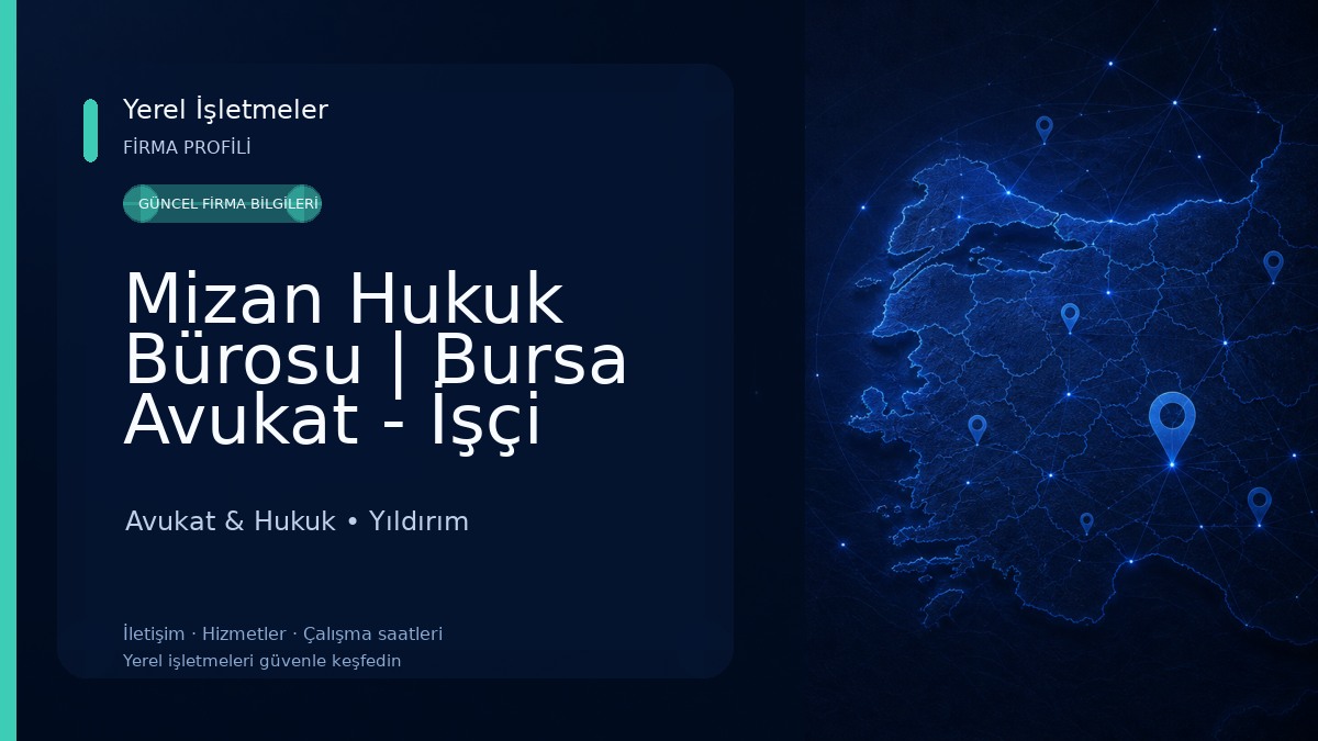 Mizan Hukuk Bürosu | Bursa Avukat - İşçi Hakları Avukatı - Ceza Avukatı - İcra Avukatı Avukat & Hukuk