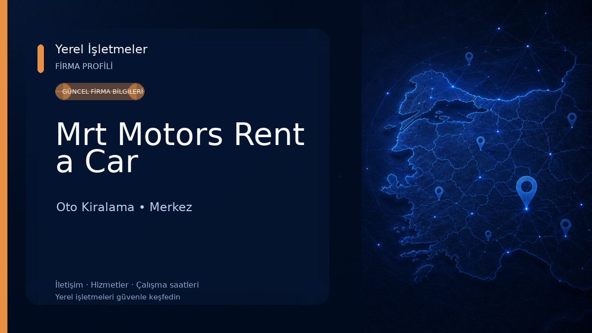 Mrt Motors Rent a Car 