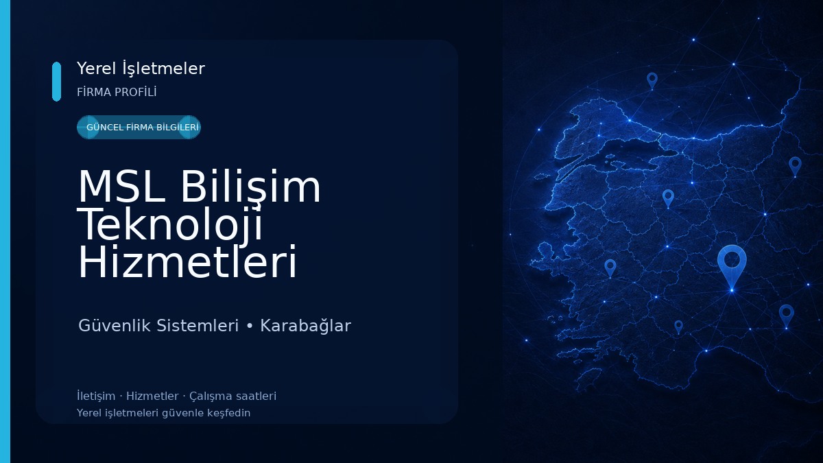 MSL Bilişim Teknoloji Hizmetleri Güvenlik Sistemleri