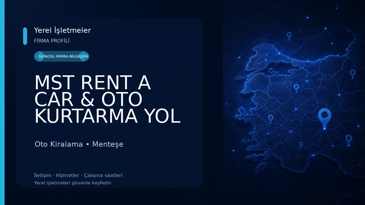 MST RENT A CAR & OTO KURTARMA YOL YARDIM ÇEKİCİ HİZMETİ Oto Kiralama
