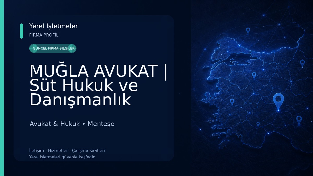 MUĞLA AVUKAT | Süt Hukuk ve Danışmanlık Bürosu | Boşanma Avukatı, Ağır Ceza Avukatı, İş Avukatı, Kira Avukatı, Miras Avukatı Avukat & Hukuk
