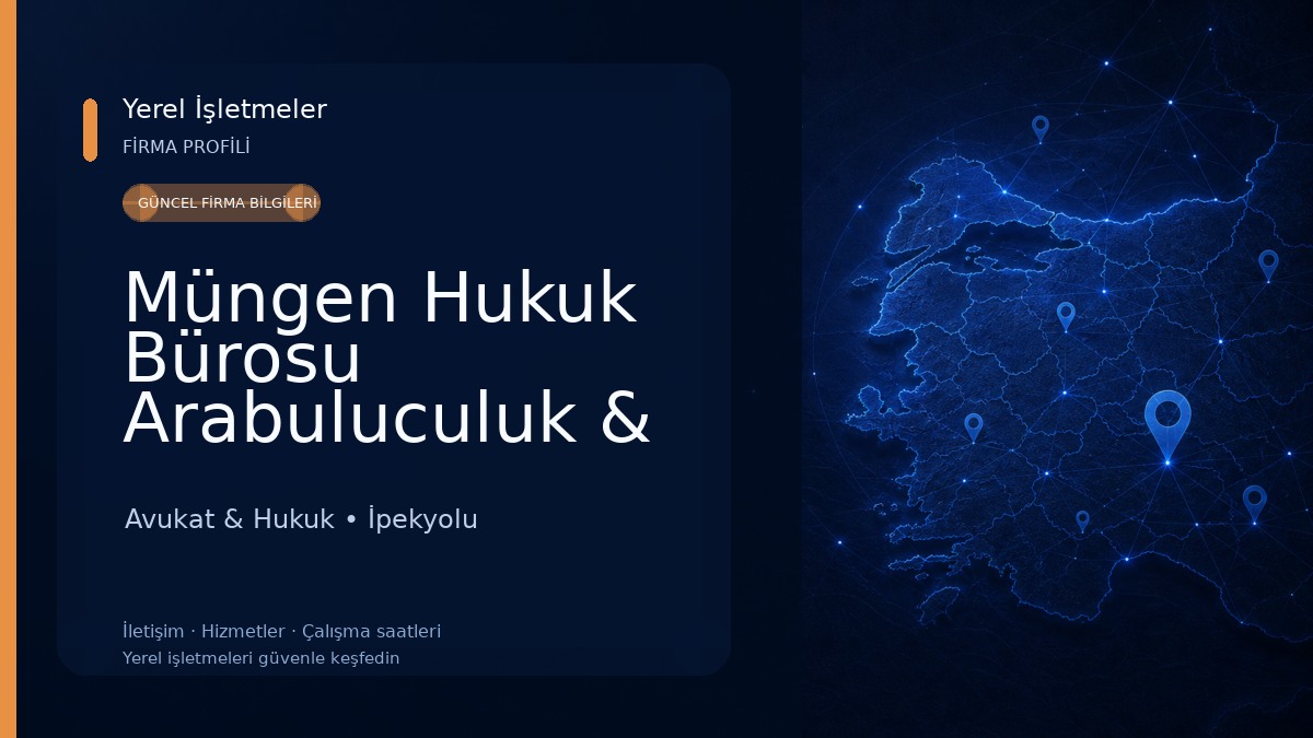 Müngen Hukuk Bürosu Arabuluculuk & Danışmanlık - Avukat Sibel Müngen