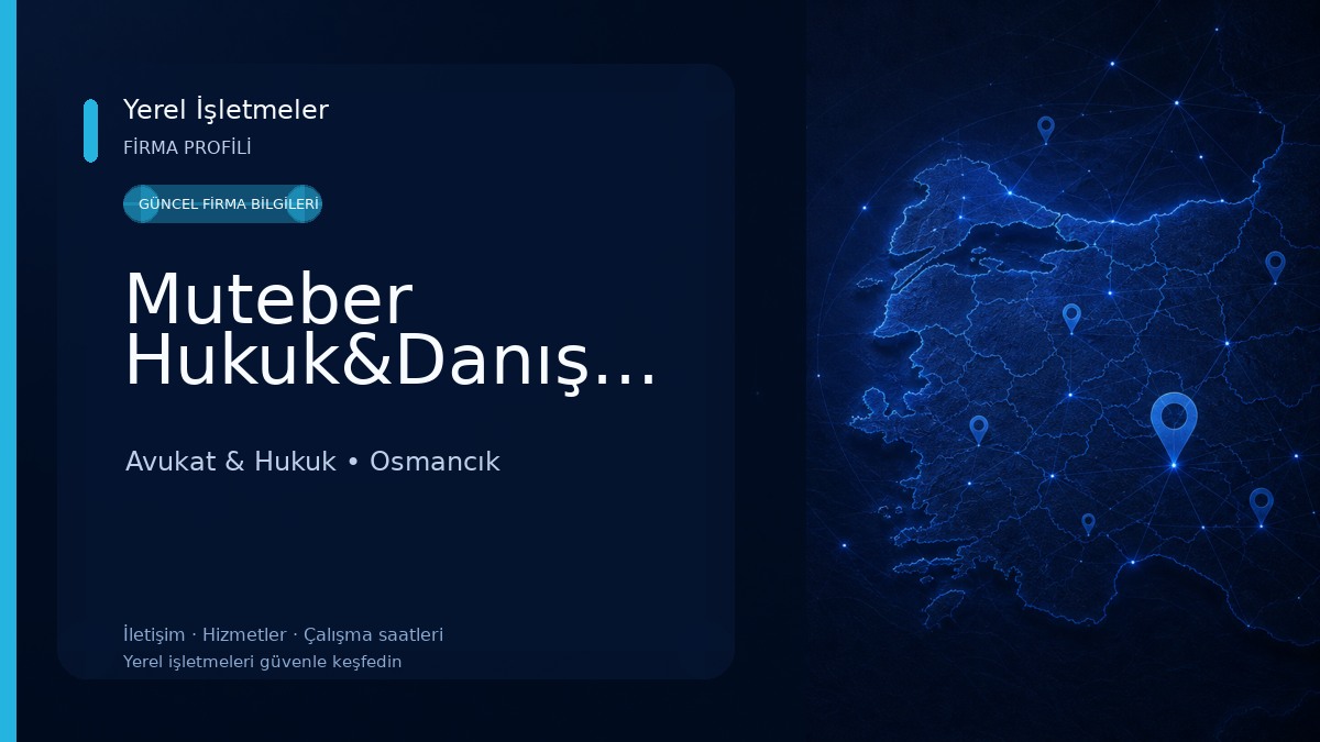 Muteber Hukuk&Danışmanlık Avukat & Hukuk
