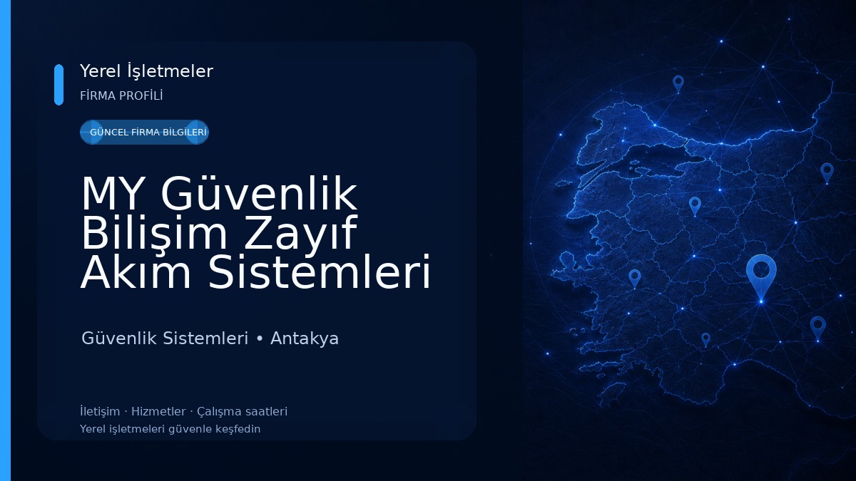 MY Güvenlik Bilişim Zayıf Akım Sistemleri