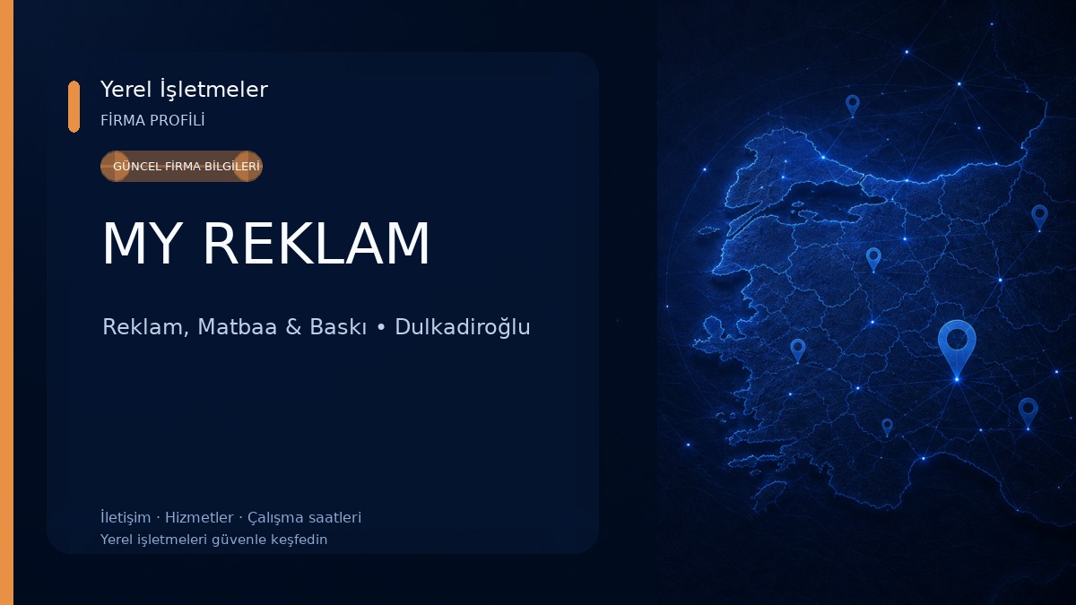 MY REKLAM Reklam, Matbaa & Baskı