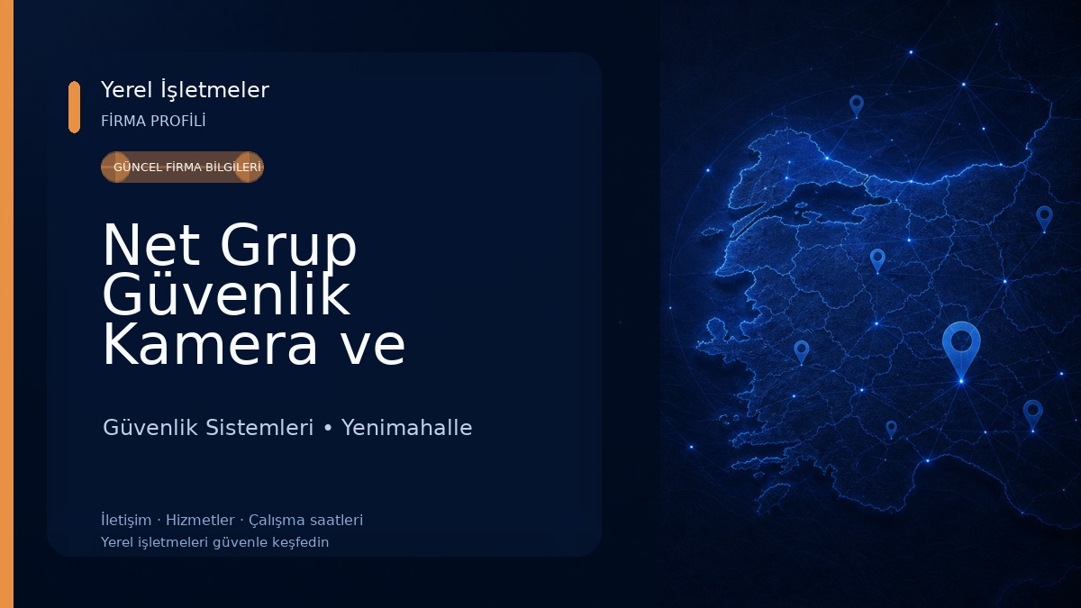 Net Grup Güvenlik Kamera ve Geçiş Kontrol Sistemleri Güvenlik Sistemleri