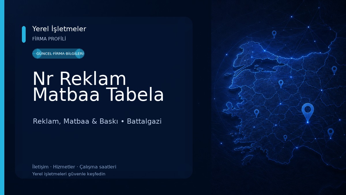 Nr Reklam Matbaa Tabela Reklam, Matbaa & Baskı