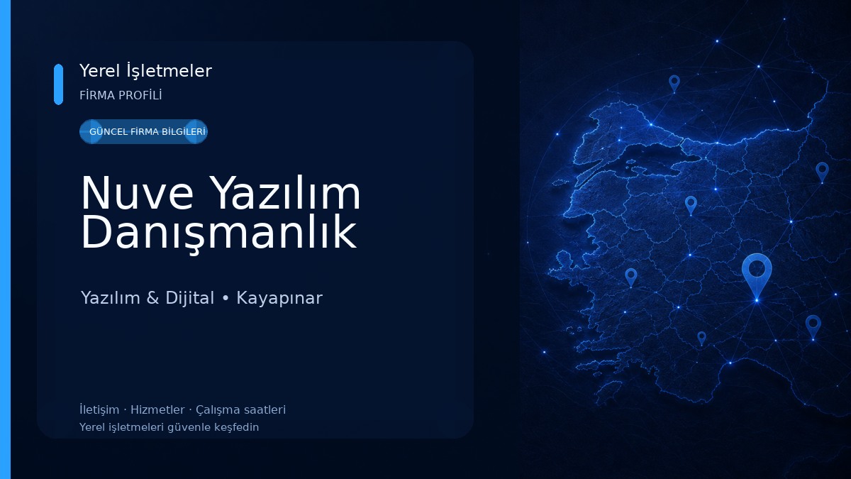 Nuve Yazılım Danışmanlık Yazılım & Dijital