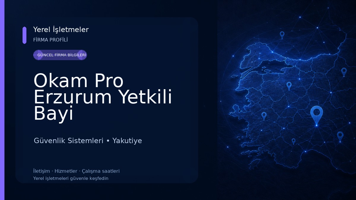 Okam Pro Erzurum Yetkili Bayi