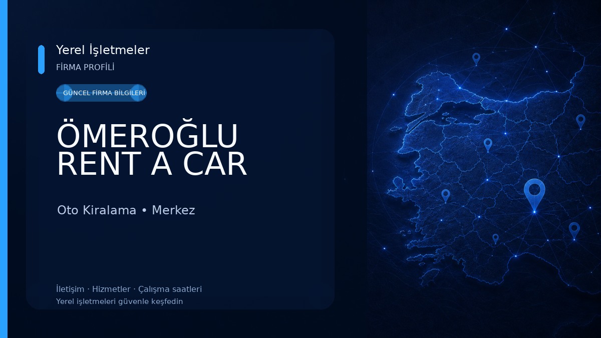 ÖMEROĞLU RENT A CAR Oto Kiralama