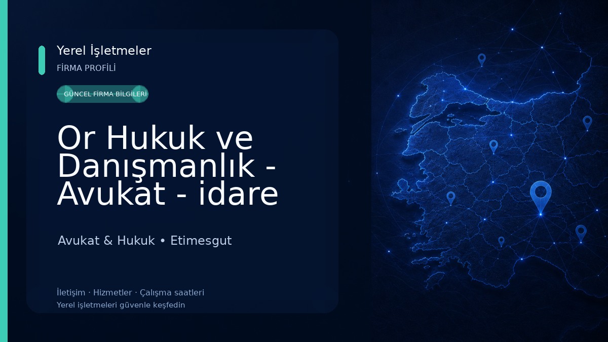 Or Hukuk ve Danışmanlık - Avukat - idare avukatı- vergi avukatı- ceza avukatı- memur ve disiplin suçları - bosanma avukatı