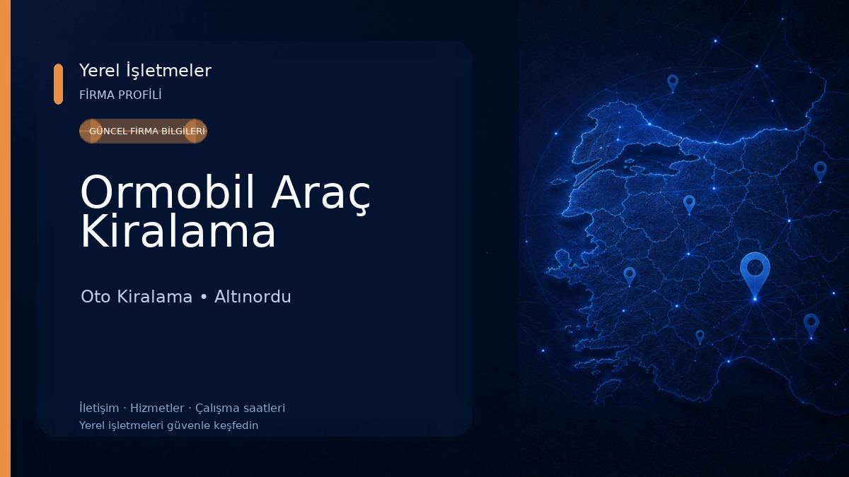 Ormobil Araç Kiralama 