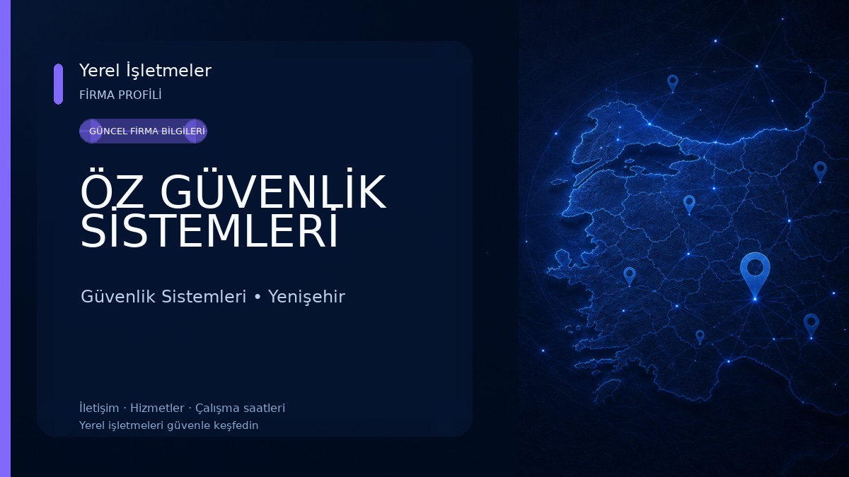 ÖZ GÜVENLİK SİSTEMLERİ Güvenlik Sistemleri