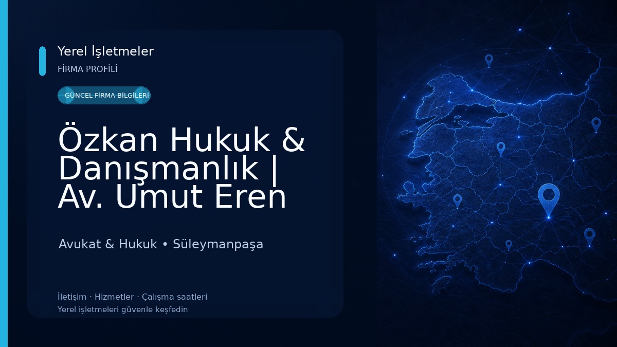 Özkan Hukuk & Danışmanlık | Av. Umut Eren Özkan Avukat & Hukuk