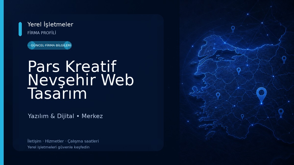 Pars Kreatif Nevşehir Web Tasarım 