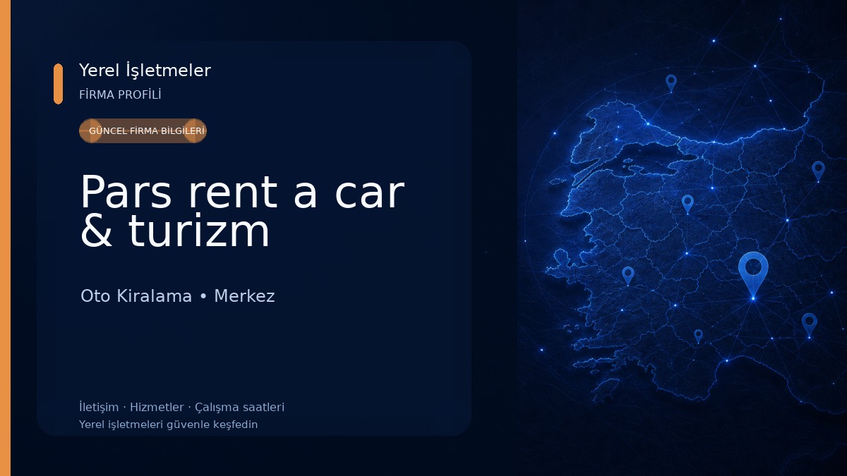 Pars rent a car & turizm