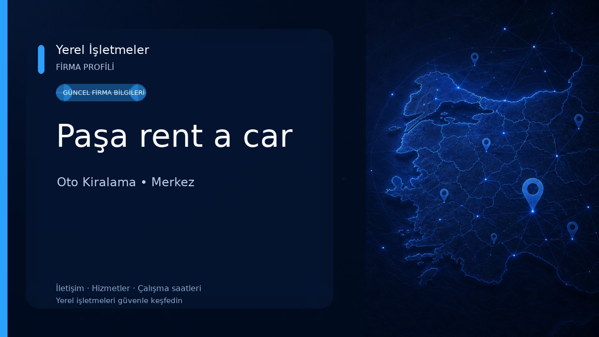 Paşa rent a car