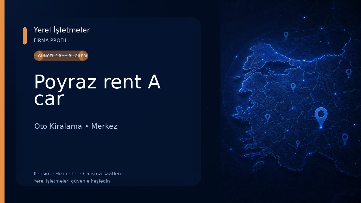 Poyraz rent A car Oto Kiralama