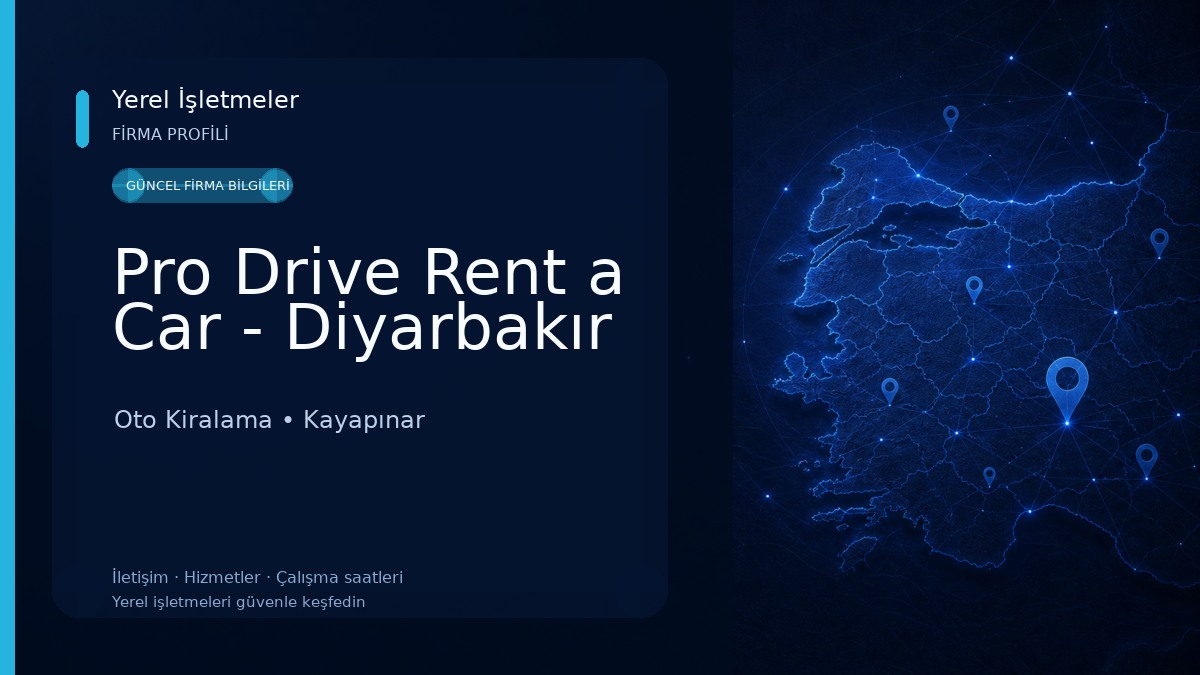 Pro Drive Rent a Car - Diyarbakır