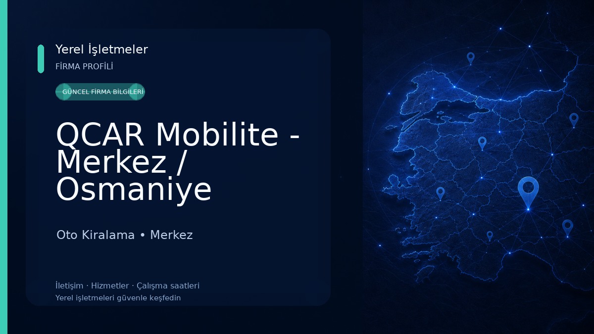 QCAR Mobilite - Merkez / Osmaniye