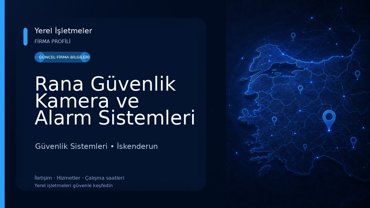Rana Güvenlik Kamera ve Alarm Sistemleri