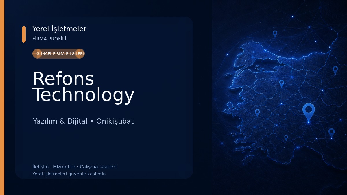 Refons Technology Yazılım & Dijital