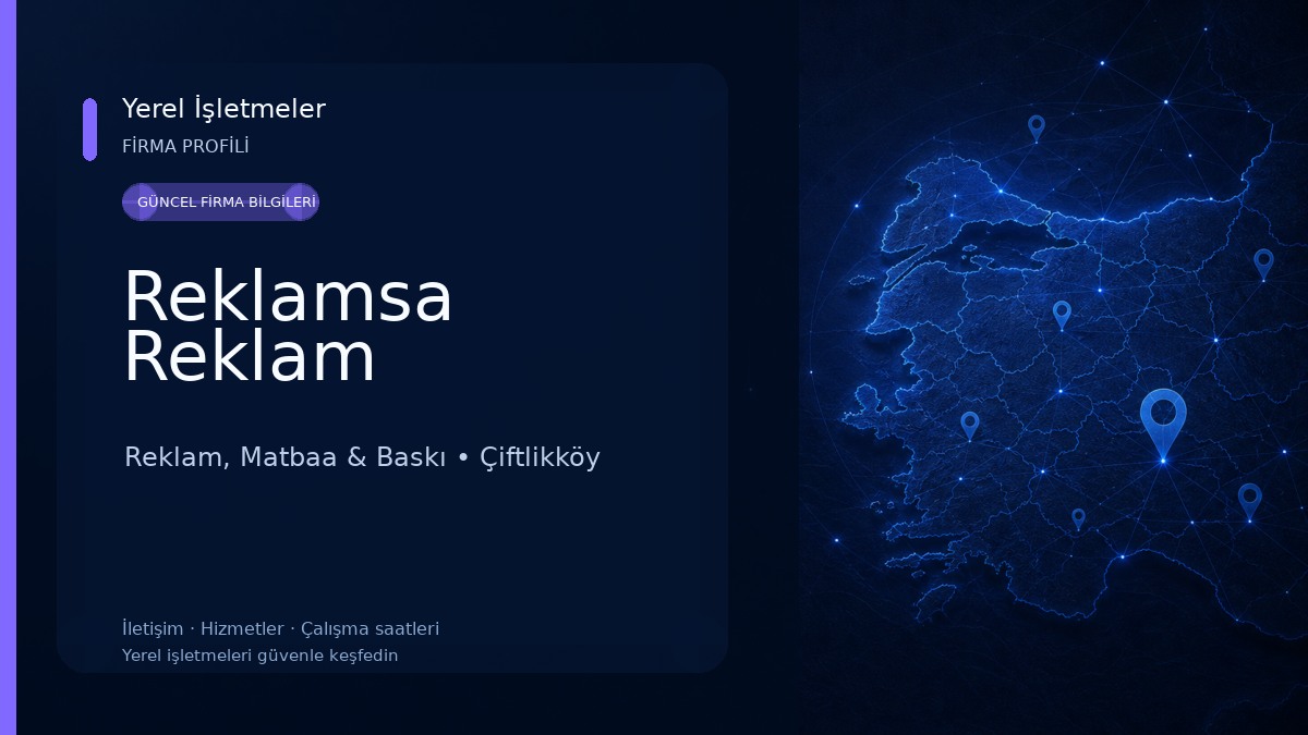 Reklamsa Reklam Reklam, Matbaa & Baskı