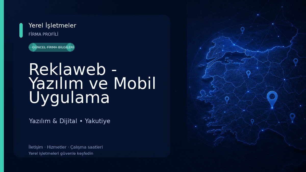 Reklaweb - Yazılım ve Mobil Uygulama
