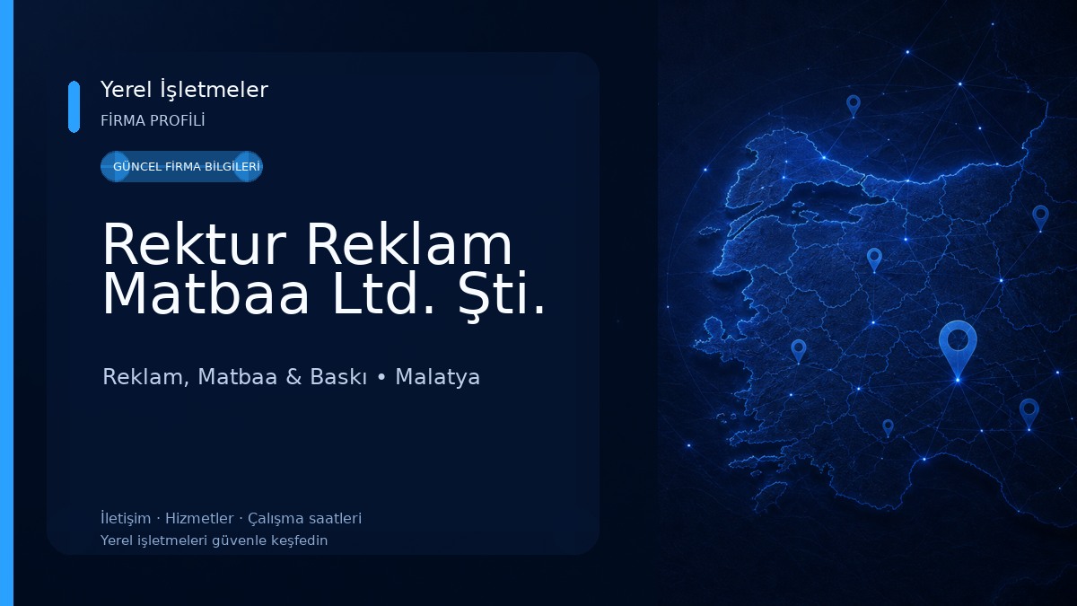 Rektur Reklam Matbaa Ltd. Şti. 