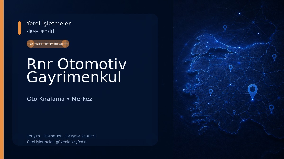 Rnr Otomotiv Gayrimenkul 