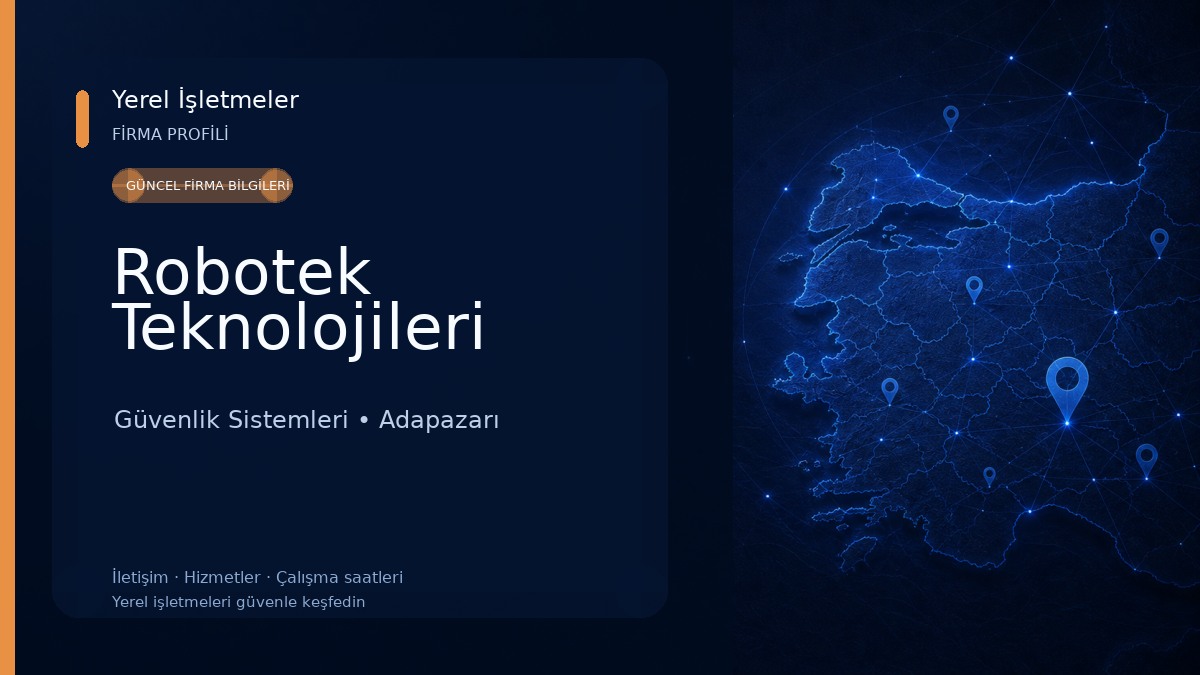 Robotek Teknolojileri Güvenlik Sistemleri