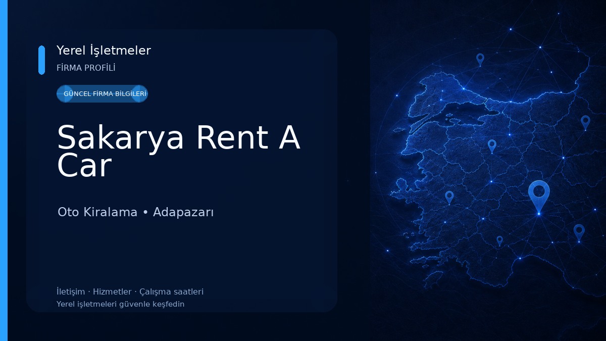 Sakarya Rent A Car Oto Kiralama