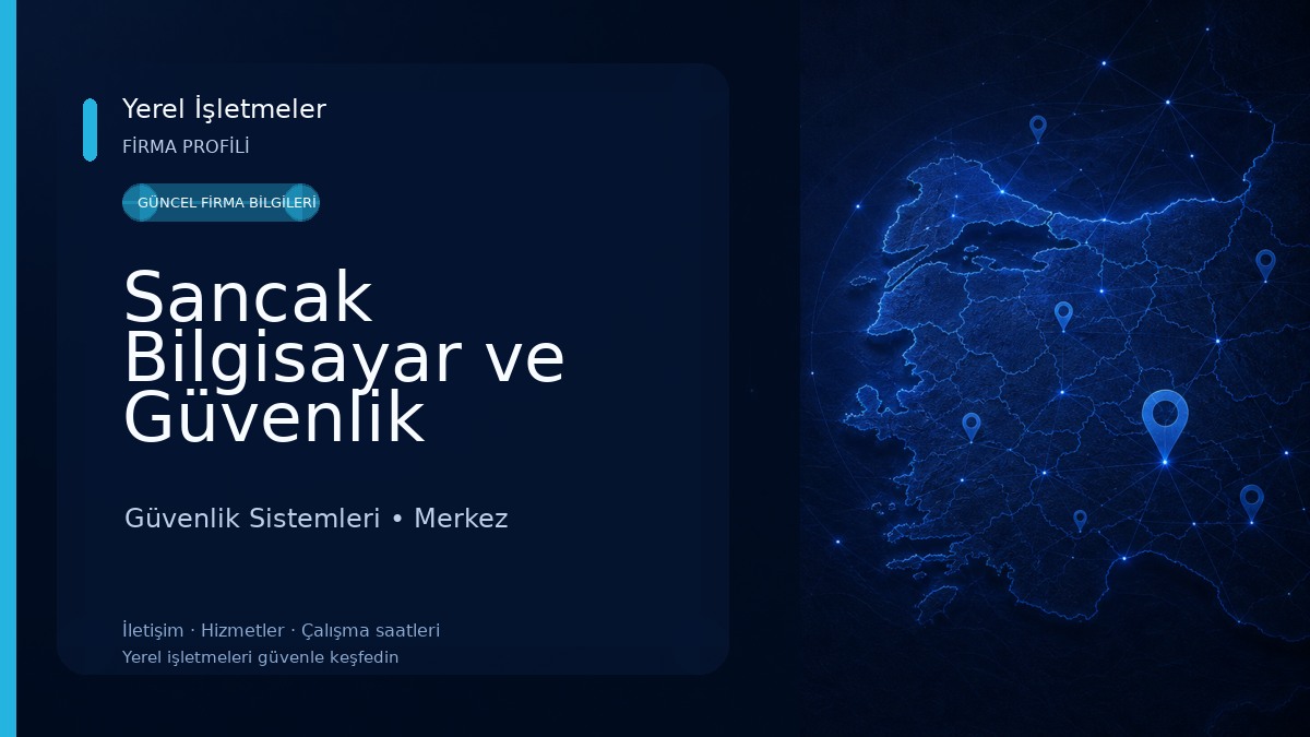 Sancak Bilgisayar ve Güvenlik sistemleri 
