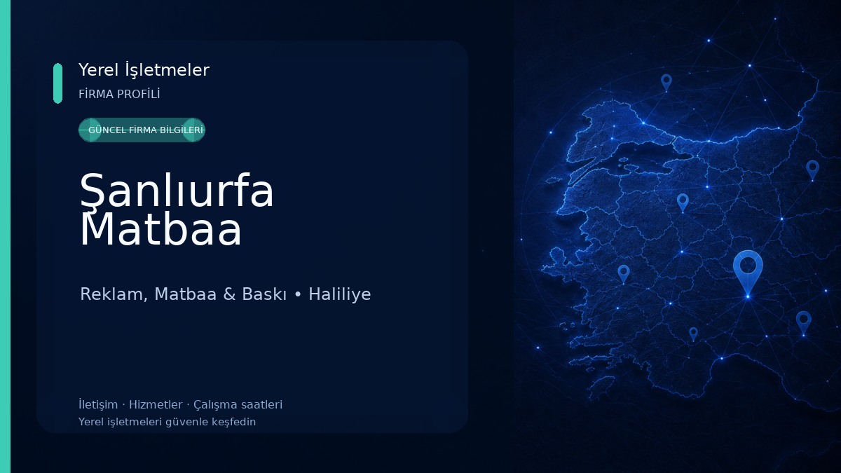 Şanlıurfa Matbaa 