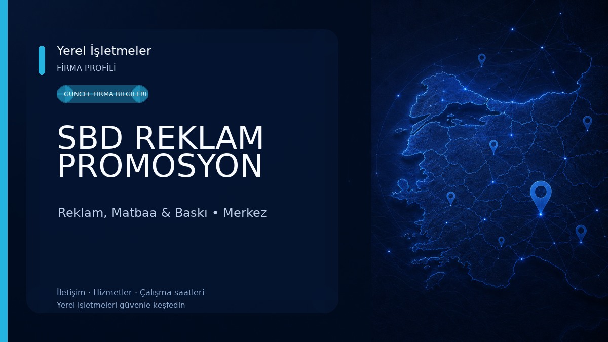SBD REKLAM PROMOSYON